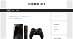 Desktop Screenshot of freedom-land.it